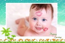 Baby & Kids photo templates Spring is Coming